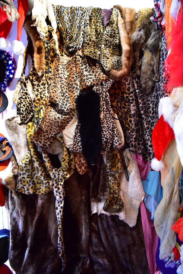 Animal Prints and Furs Hang Down