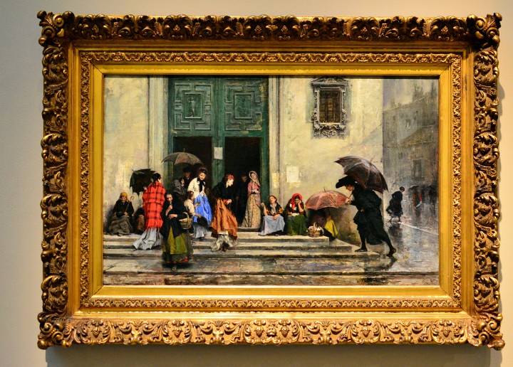 Coming Out of Church By Raimundo de Madrazo y Garreta Coming Out of Church By Raimundo de Madrazo y Garreta