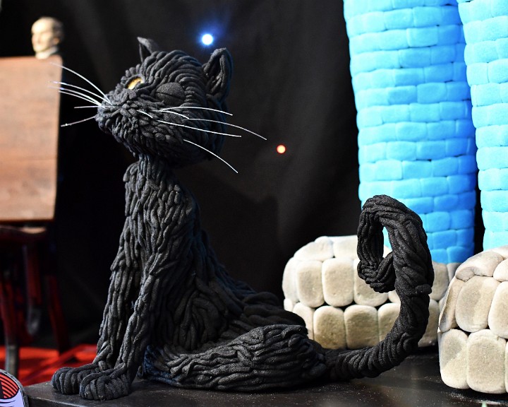 Peep Black Cat by Christian Twamley