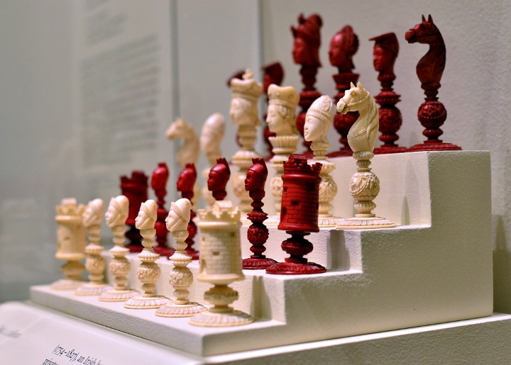 Ivory Chess Set From 1800 Ivory Chess Set From 1800