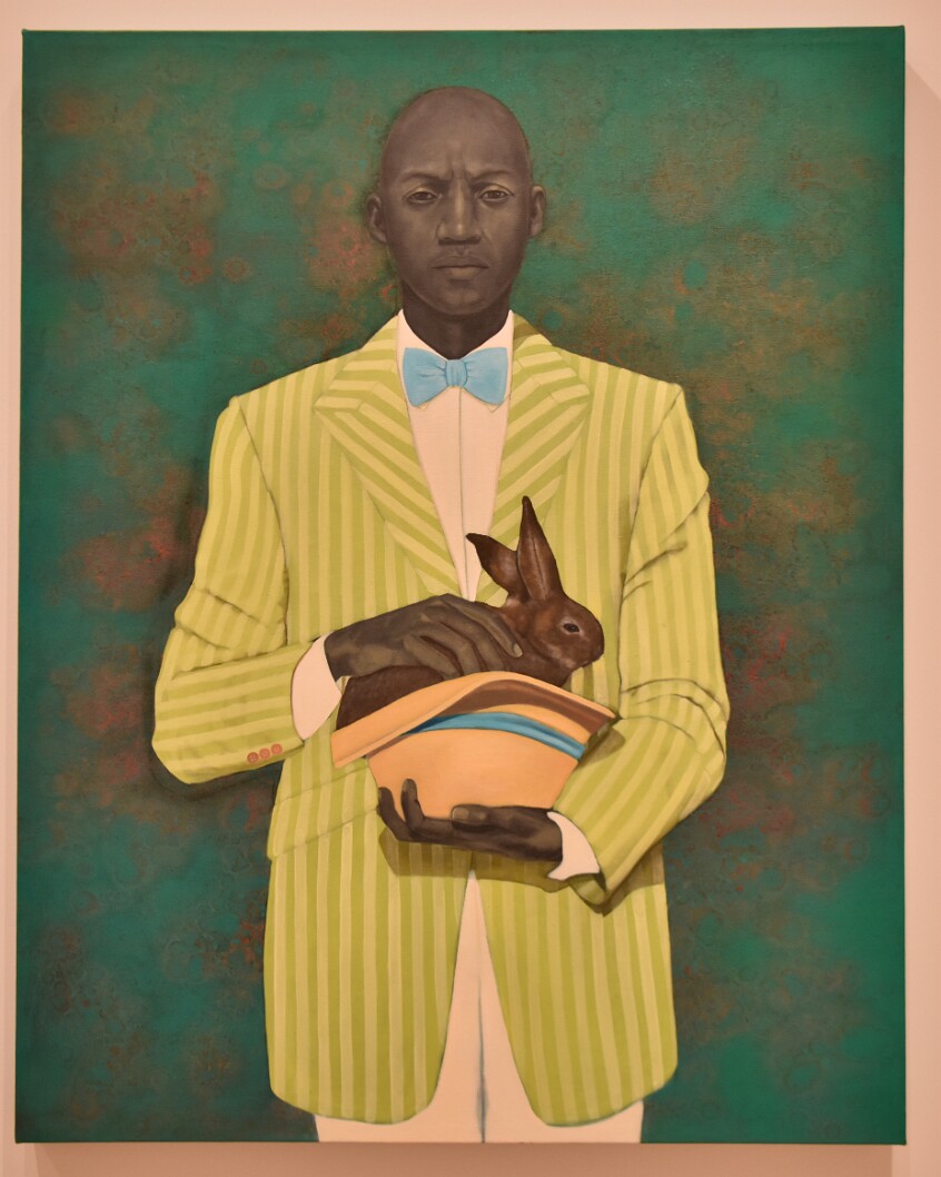 The Rabbit in the Hat by Amy Sherald