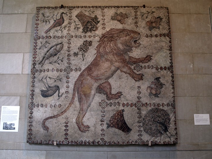 The Striding Lion Mosaic From Antioch The Striding Lion Mosaic From Antioch