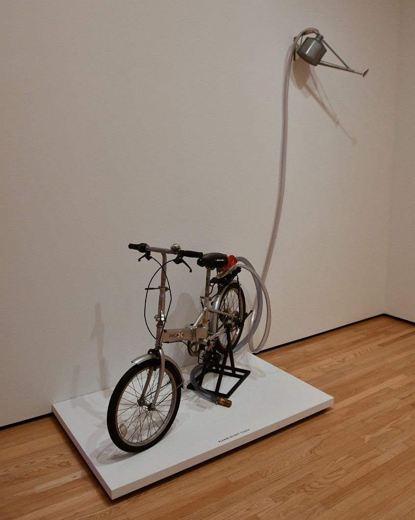 Untitled (bicycle shower) by Rirkrit Tiravanija