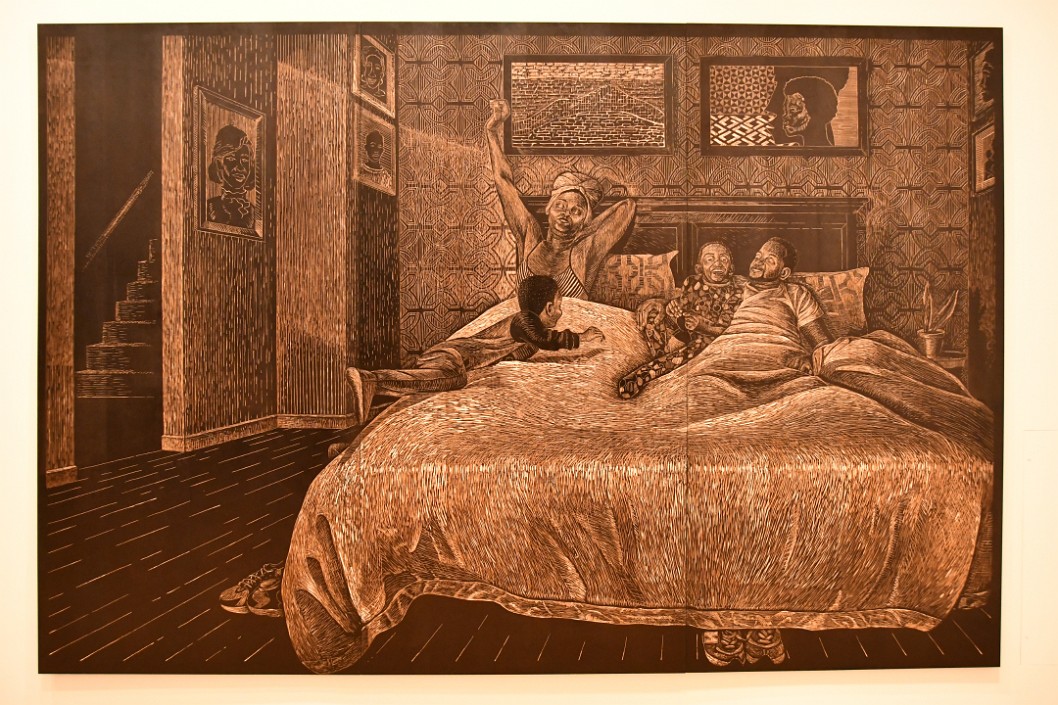 Family in Bed