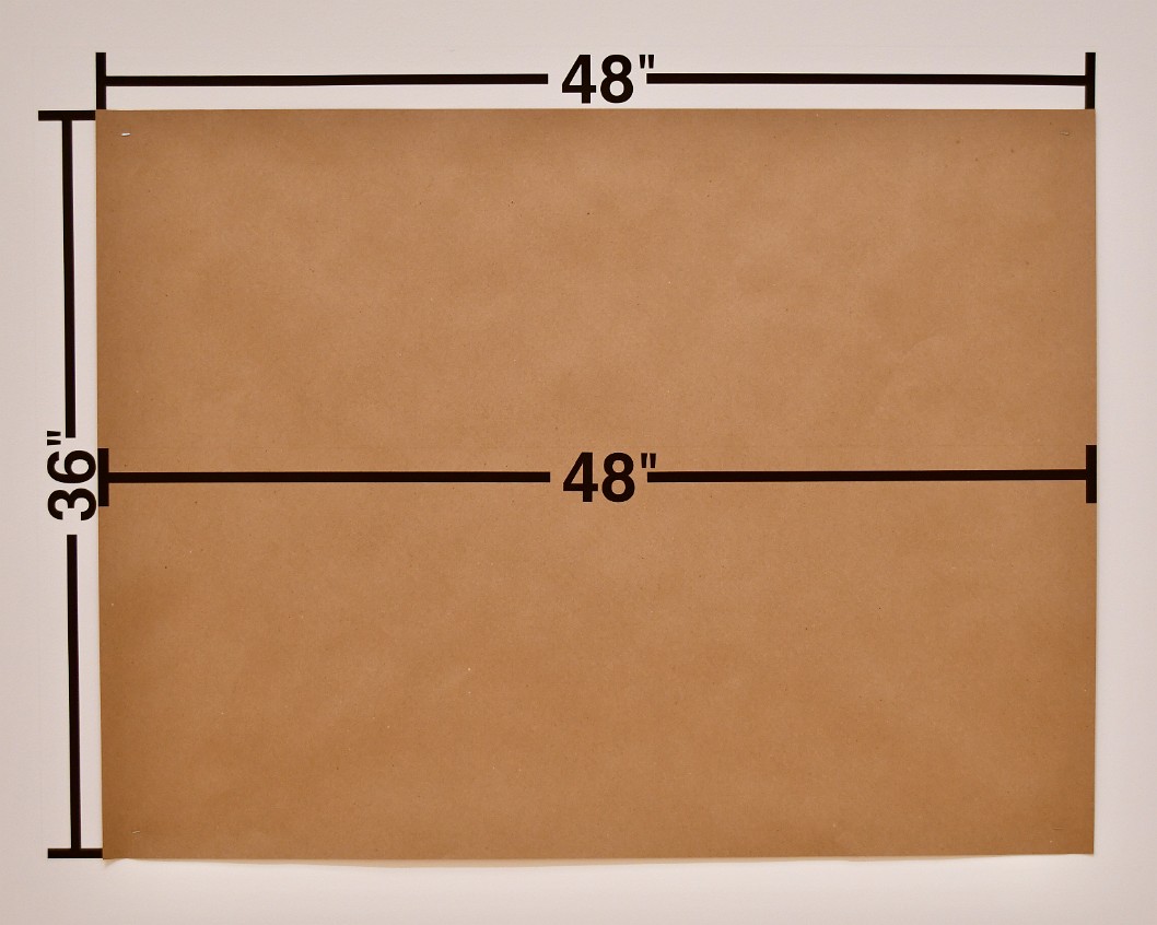 48 inch Standards (No. 1) by Mel Bochner