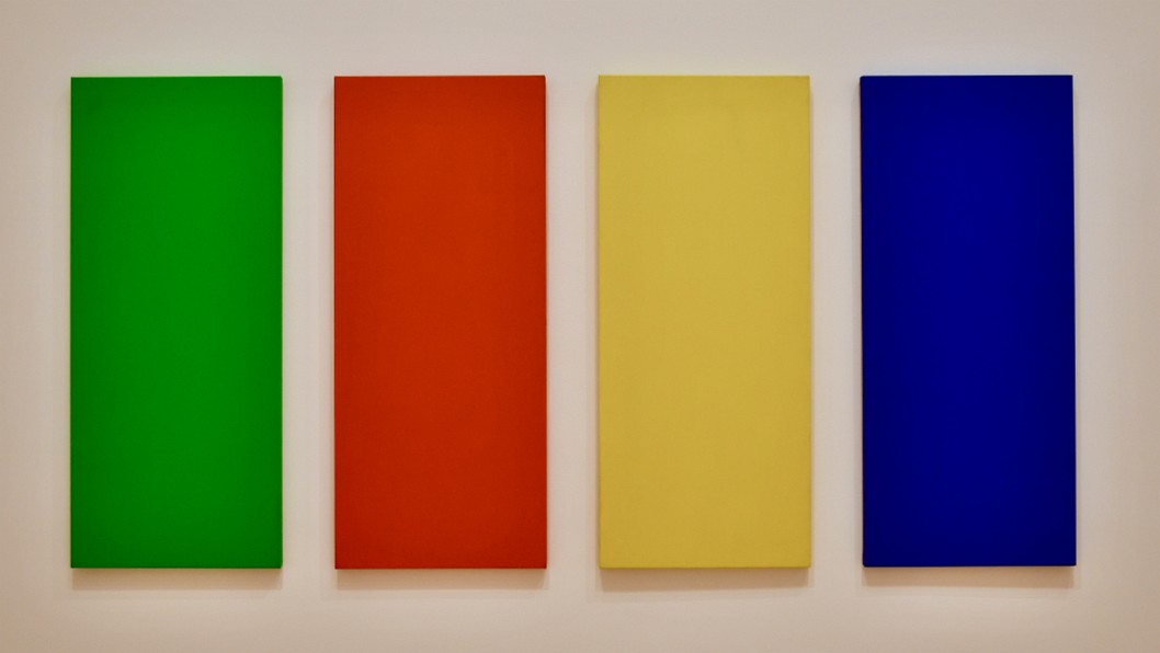 Green Red Yellow Blue by Ellsworth Kelly