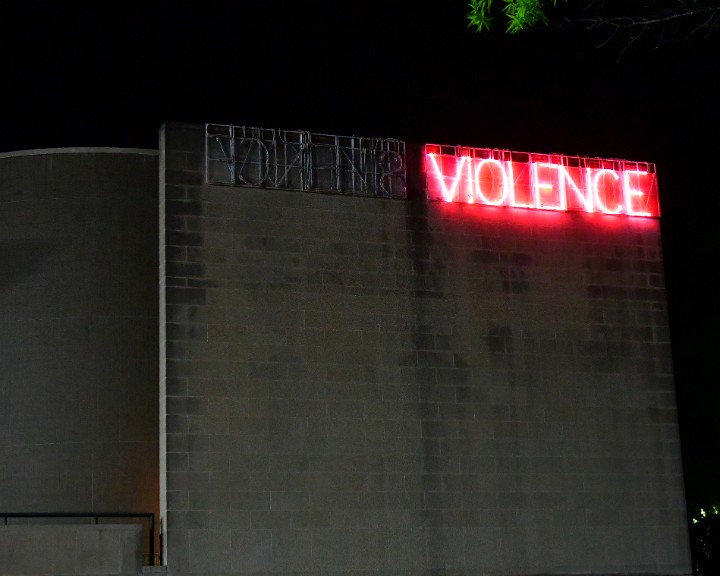 Violins Violence Silence by Bruce Nauman