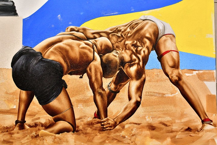 Grappling in the Sand