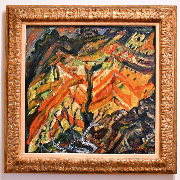 View Overlooking Ceret By Chaim Soutine