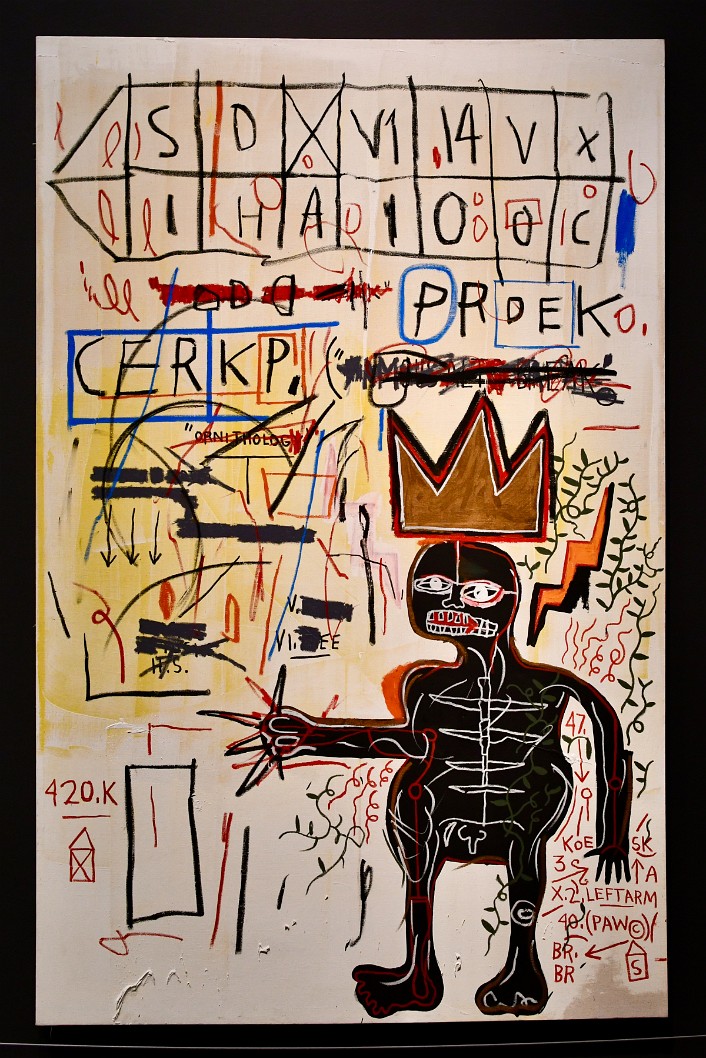 With Strings Two by Jean-Michel Basquiat