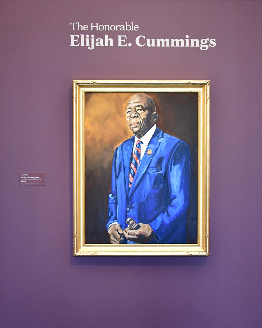 I Only Have A Minute, 60 Seconds In It...Portrait of the Honorable Elijah Cummings by Jerrell Gibbs