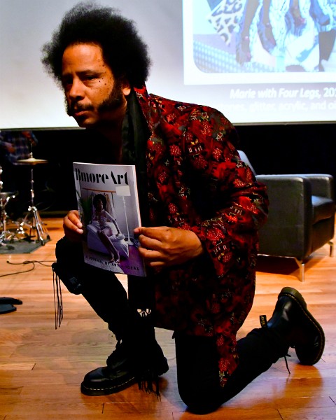 Boots Riley Posing After His Talk