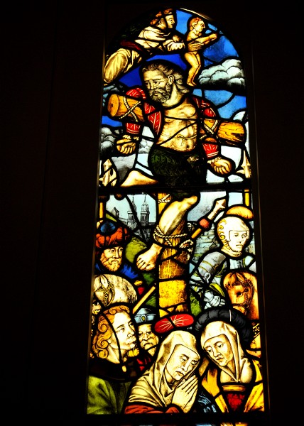 Left Panel Featuring One of the Crucified Thieves Left Panel Featuring One of the Crucified Thieves