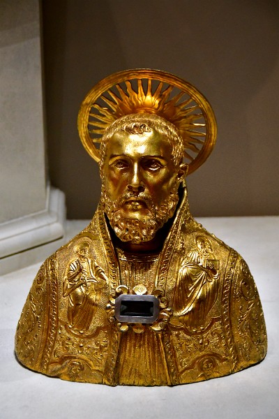 Italian Reliquary in the Shape of the Bust of a Saint