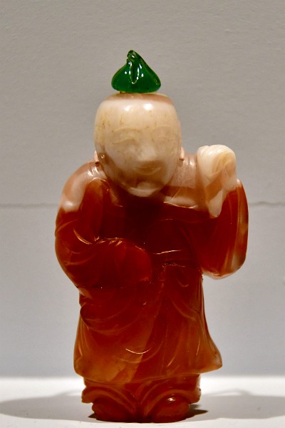 Robed Man Formed From Carnelian Stone