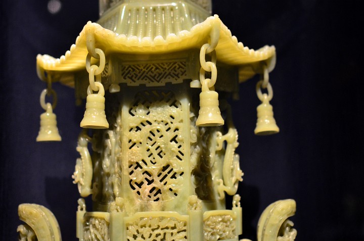 Details on an Incense Burner in the Form of a Pagoda Details on an Incense Burner in the Form of a Pagoda