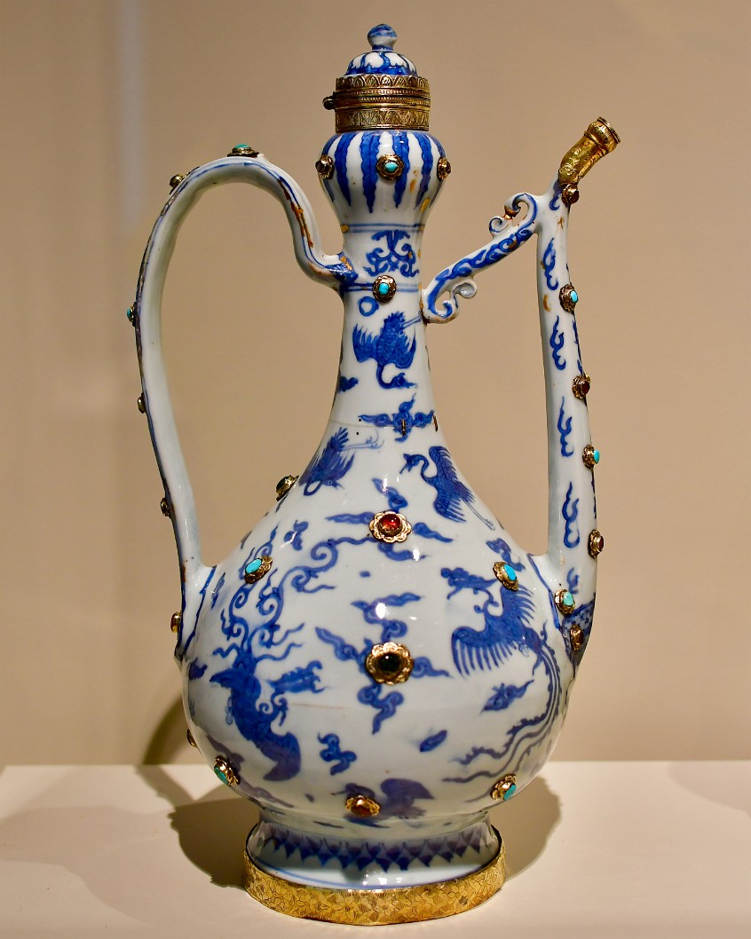 Gorgeous Blue and White Ewer