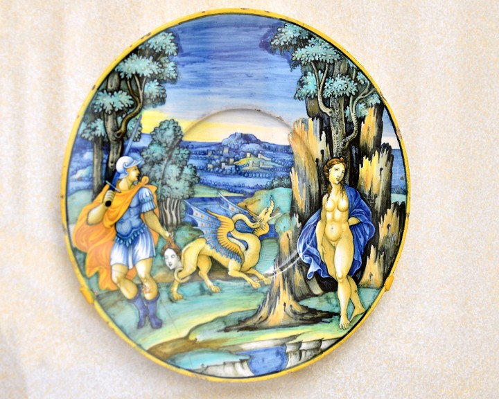 Milanense Plate With Perseus and Adromeda Milanense Plate With Perseus and Adromeda