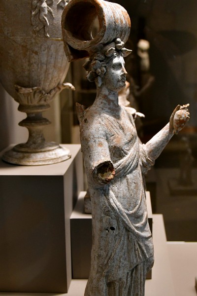 Female Figurine From a Vessel From the 3rd Century BCE