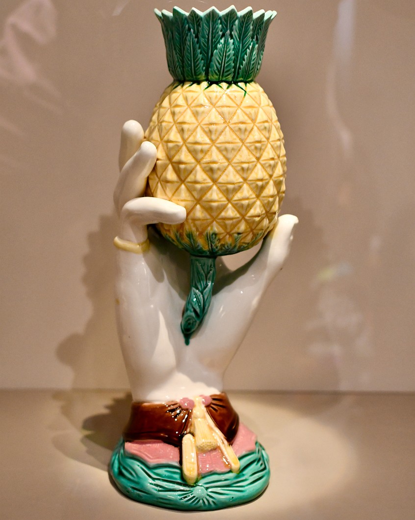 Vase (Hand and Pineapple) by Wardle and Co.
