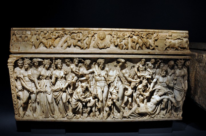 Sarcophagus With Dionysus and Other Gods Sarcophagus With Dionysus and Other Gods