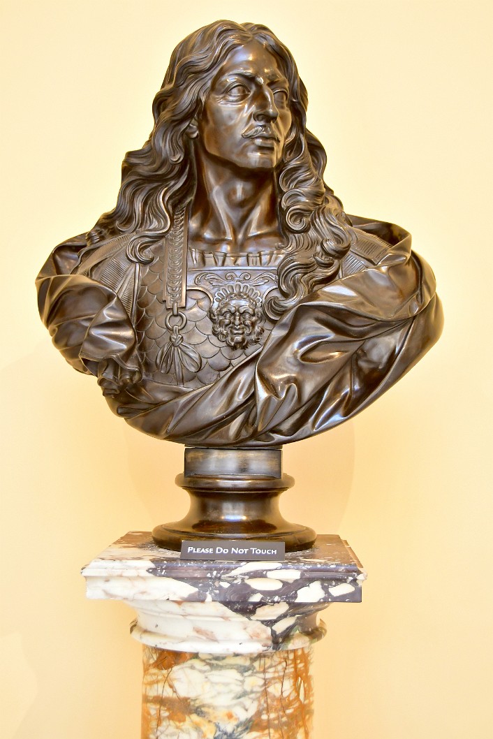 Bust of Louis De Bourbon Called the Grand Condé by Jérôme Derbais