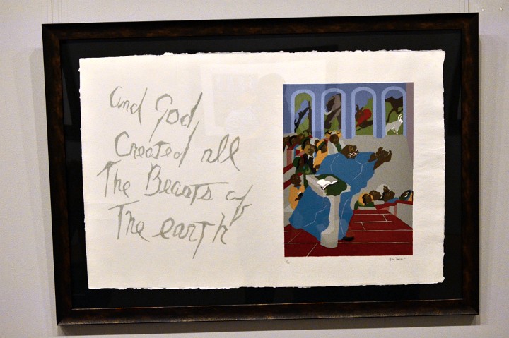 And God created all the beasts of the earth (No. 6) By Jacob Lawrence And God created all the beasts of the earth (No. 6) By Jacob Lawrence