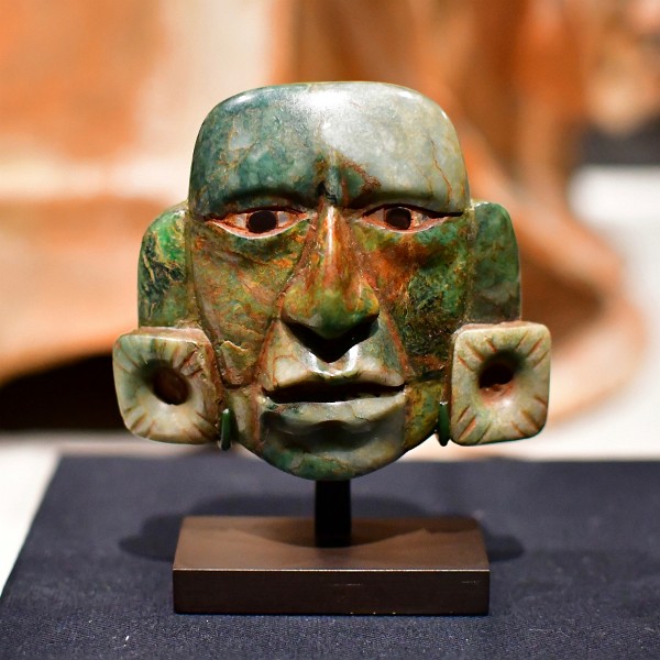 Mayan Mask Made of Jadeite