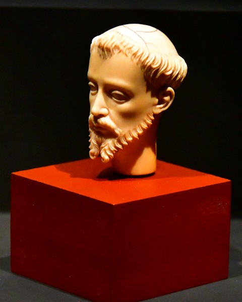 Ivory Head of Saint Francis of Assisi