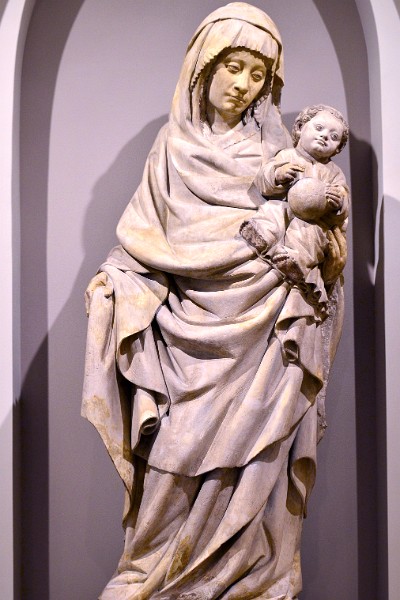 Burgundian Carved Virgin and Child