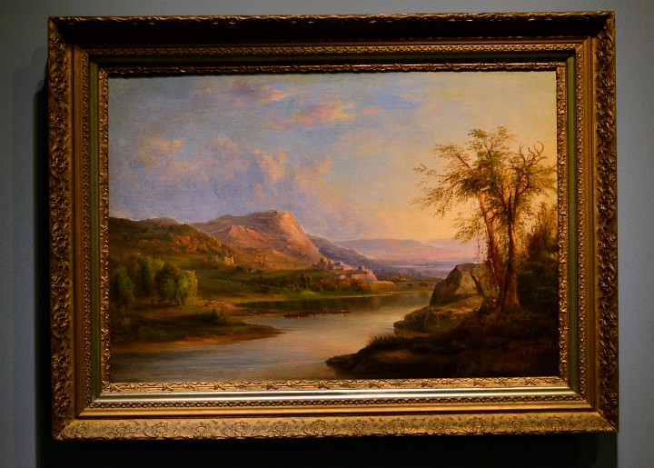 River Scene By Robert Seldon Duncanson River Scene By Robert Seldon Duncanson