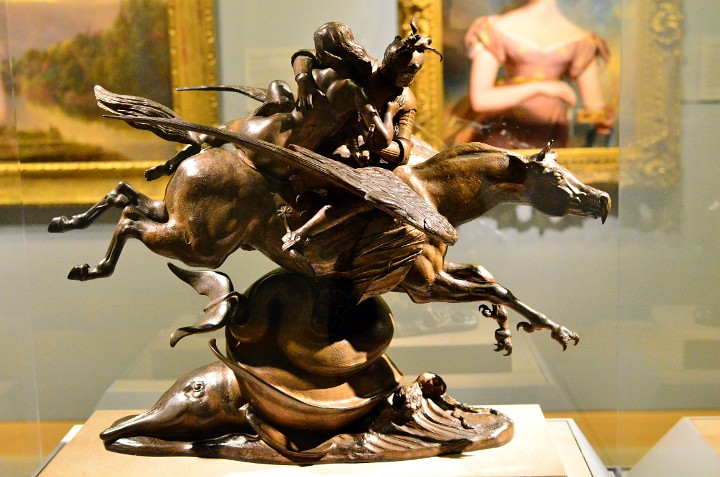 Roger Abducting Angelica By Antoine-Louis Barye Roger Abducting Angelica By Antoine-Louis Barye