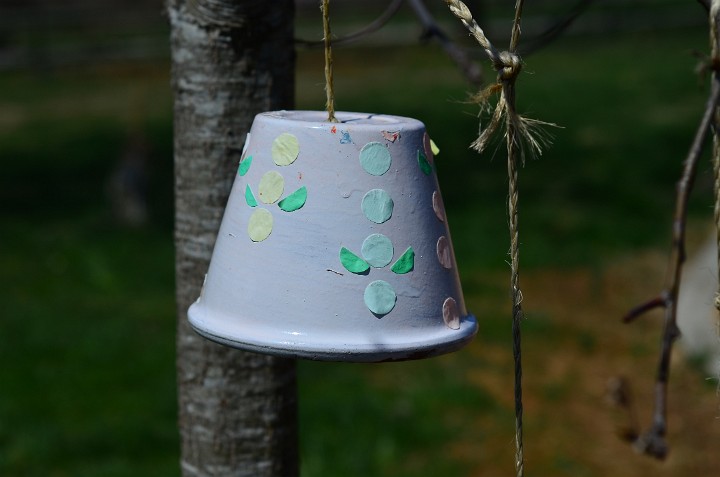 Hanging Pot With Dots Hanging Pot With Dots