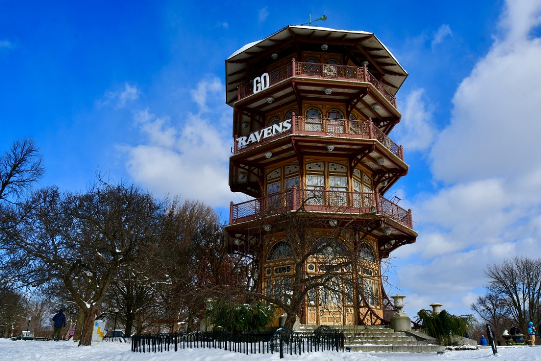 Fancy Pagoda and Blue SKies