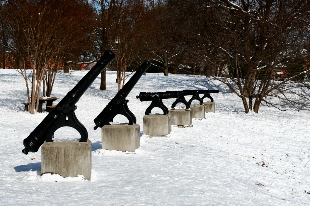 Cannons in Different Positions