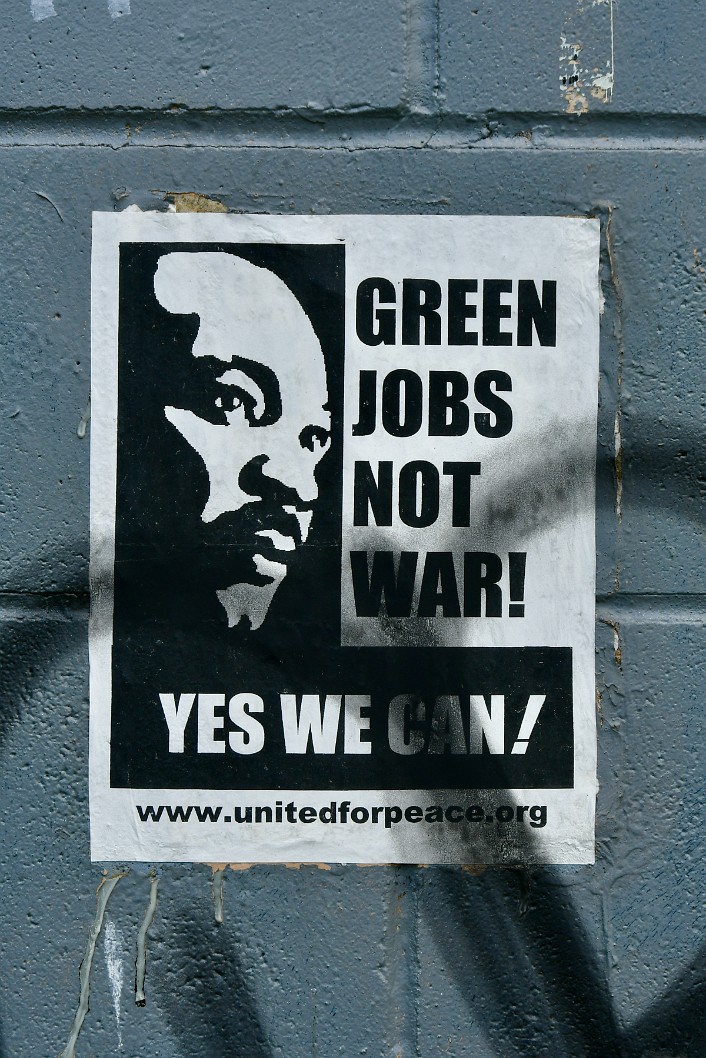 Green Jobs Not War