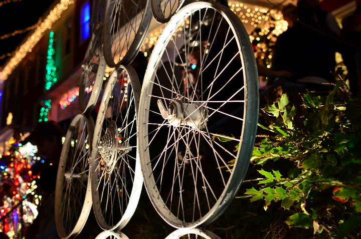 Repurposed Bike Wheels Repurposed Bike Wheels