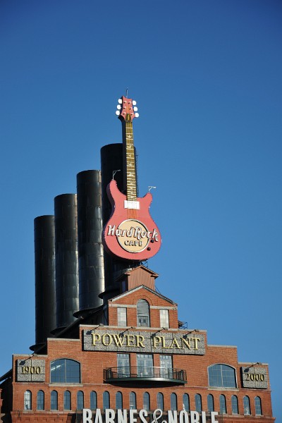 Power Plant and Hard Rock Guitar Power Plant and Hard Rock Guitar