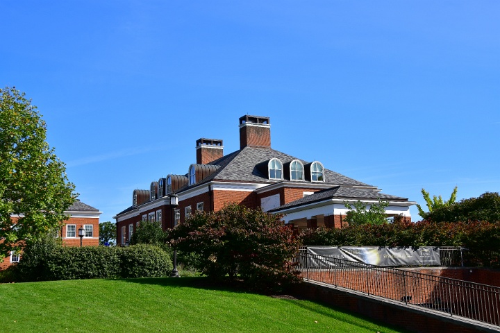 Approaching the Rear of Mason Hall