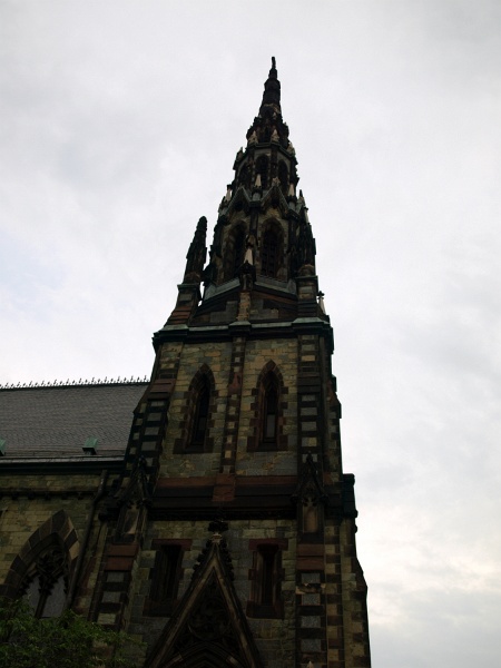 Ornate Tower on the United Methodist Church